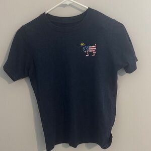 Kids Navy Graphic Tee